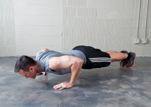 Be sure to get a full-range of motion on all push-ups!